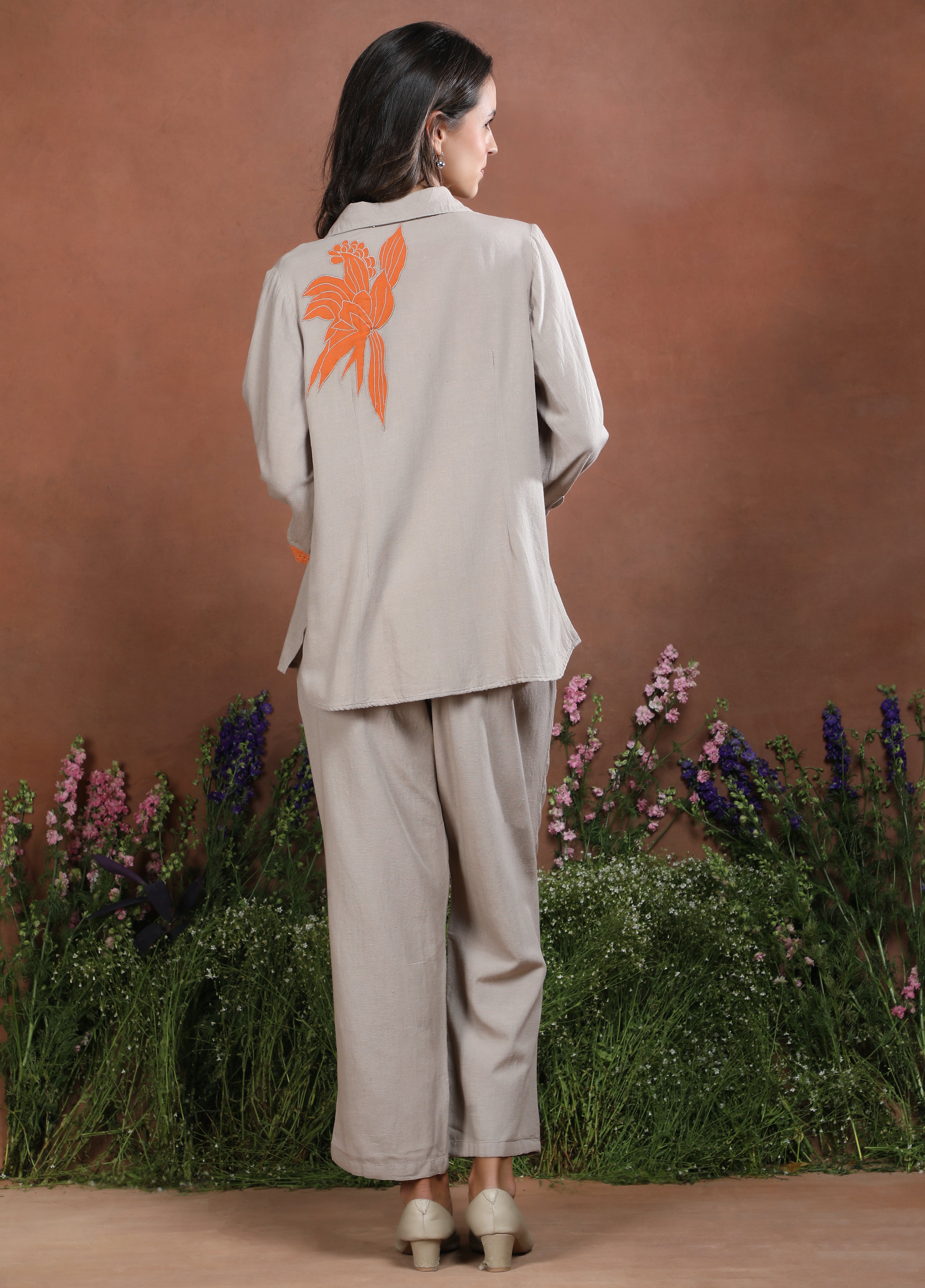 Desert Bloom Embroidered Co-Ord Set