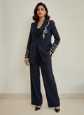 Midnight Serpent Embellished Co-Ord Set