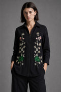 Noir Botanica Embroidered Co-Ord Set