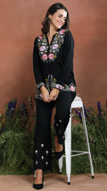 Noir Garden Pastel Embroidered Set