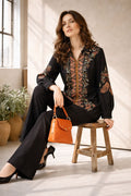 Noir Ember Embroidered Shirt