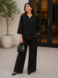 Midnight Noir Embellished Co-Ord Set