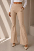 Beige Bell Bottom