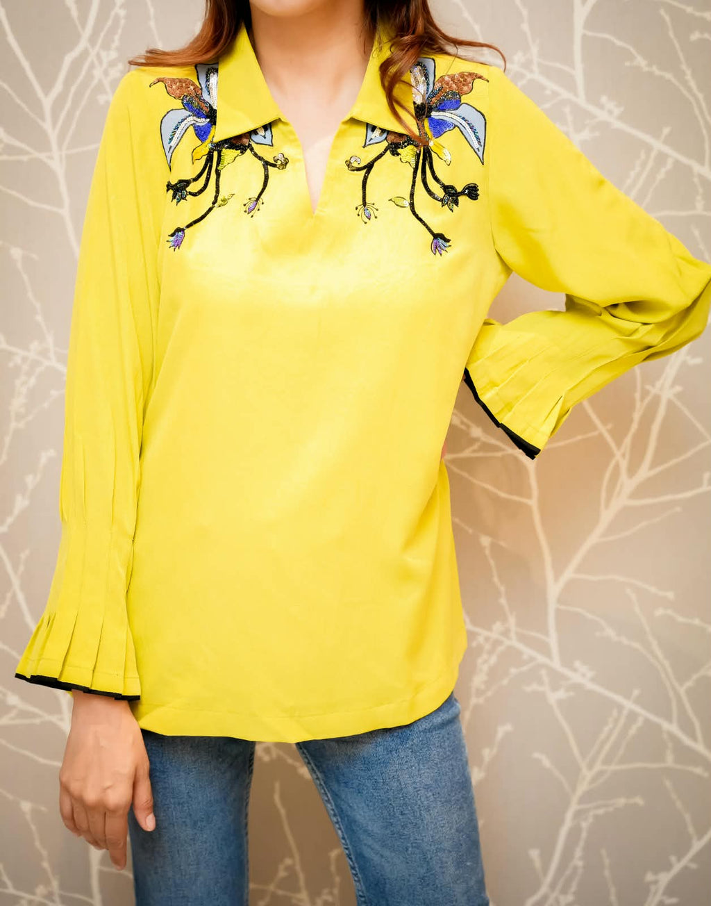 Citirine Floral Elegance Shirt