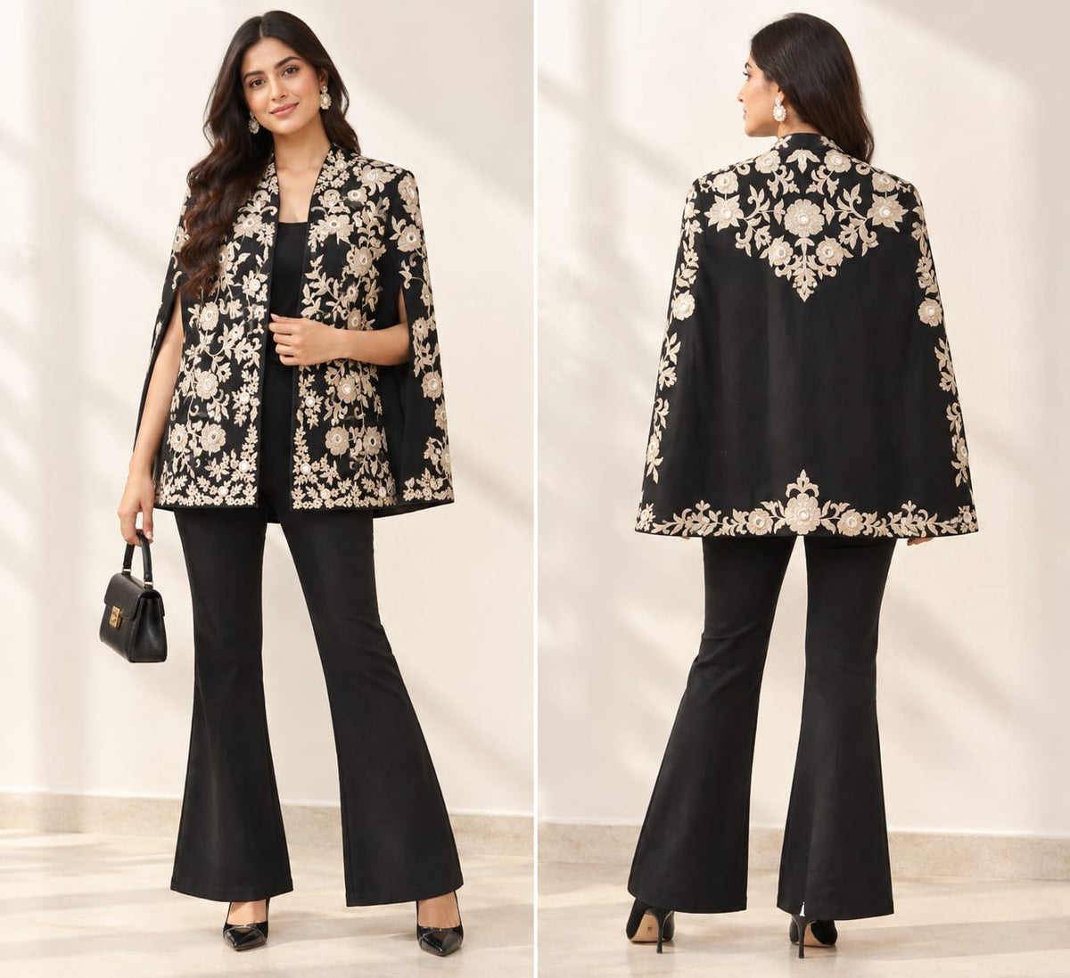 Black Ivory Heritage cape Set