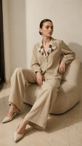 Pearl Dune Embellished Co-Ord Set