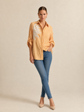 Sunlit Stripe Embroidered Shirt
