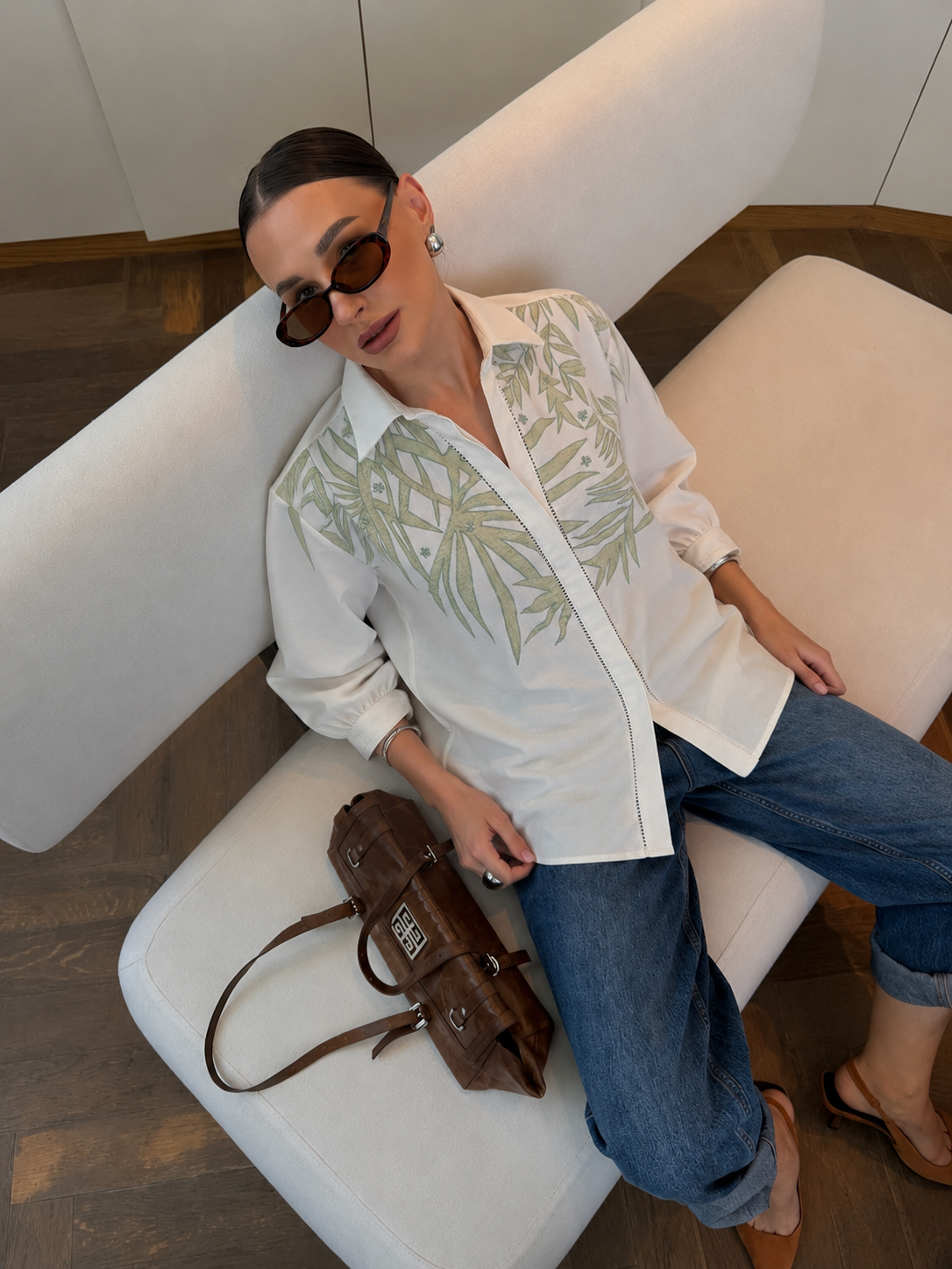 Classic Tropical Applique Shirt