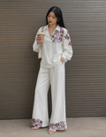 Ivory Meadow Embroidered Co-Ord Set